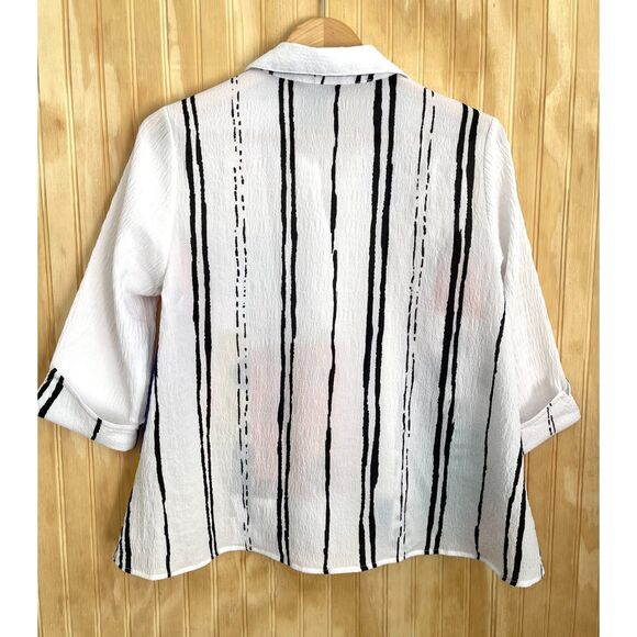 Ali Miles tunic top artsy colorful casual art to wear summer funky fest womer Mp - Picture 2 of 6